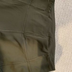 Lululemon fast and free olive green leggings